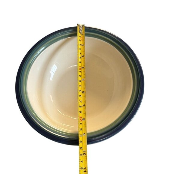 Pfaltzgraff Blue and Green 9" Serving Bowl - Made in USA, Ceramic, Pottery - Picture 7 of 8